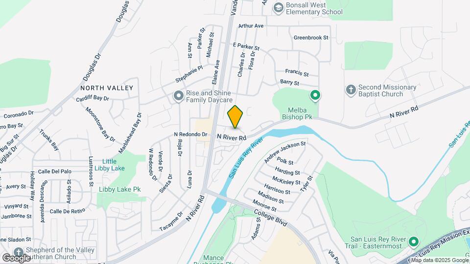 5022 Los Morros Way Map and Location Details
