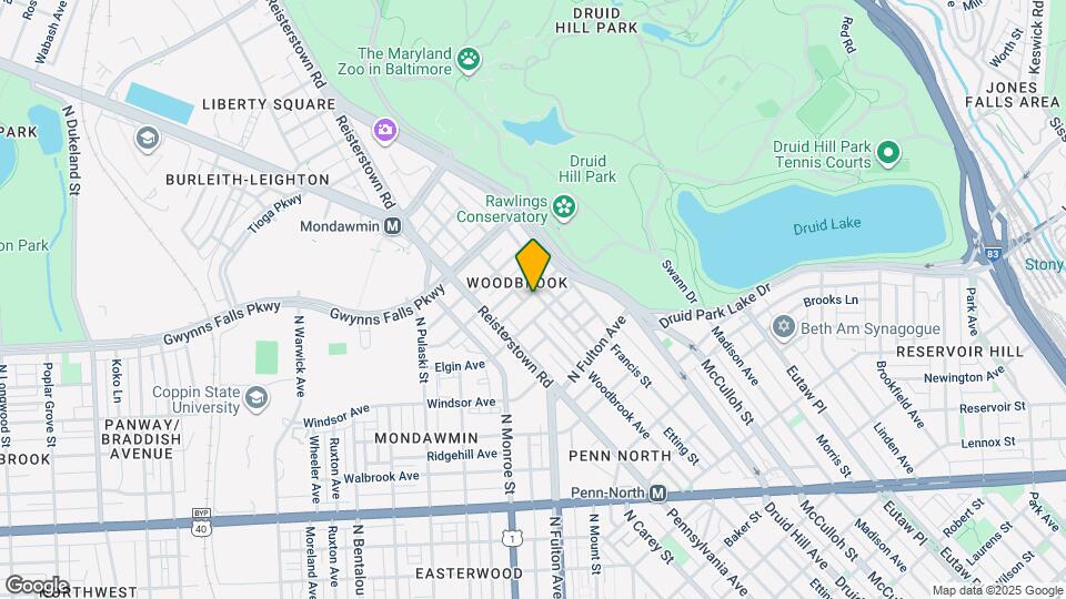 2920 Parkwood Ave Map and Location Details