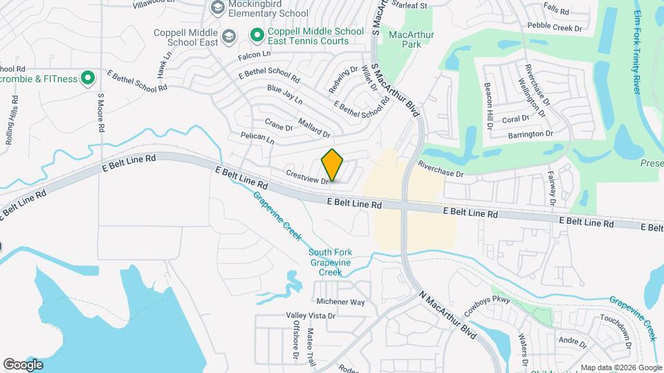 917 Crestview Dr Map and Location Details
