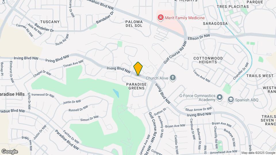 4727 Sandpoint Rd NW Map and Location Details