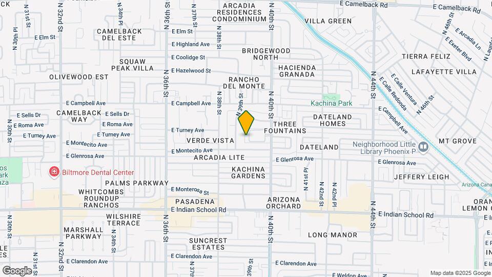 4332 N 40th St Map and Location Details