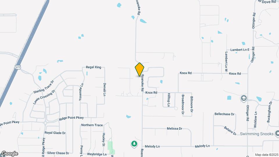 13297 Roanoke Rd Map and Location Details