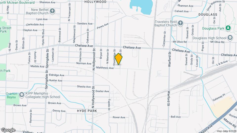 1309 Fairfax St Map and Location Details