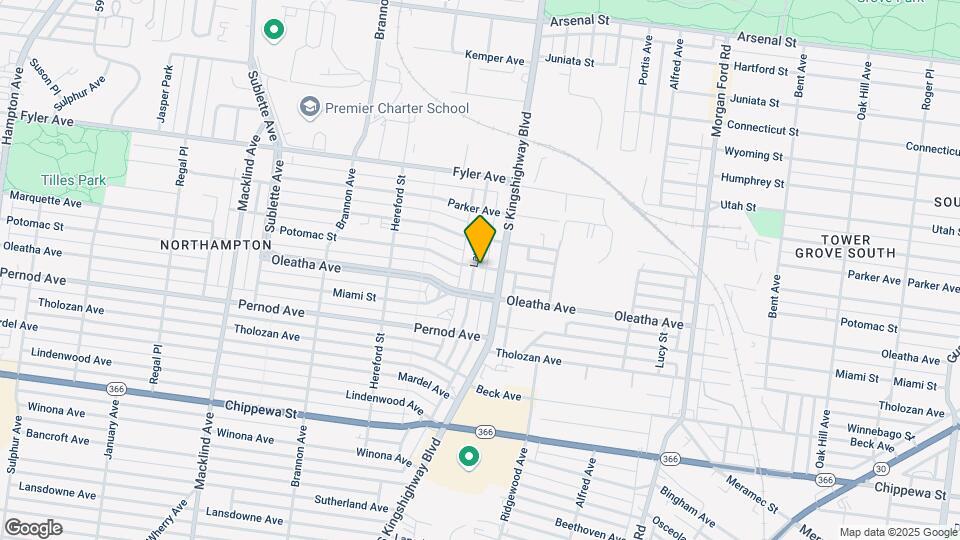 4918 Potomac St Map and Location Details