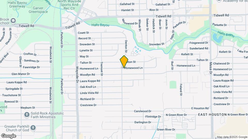 8202 Homewood Ln Map and Location Details