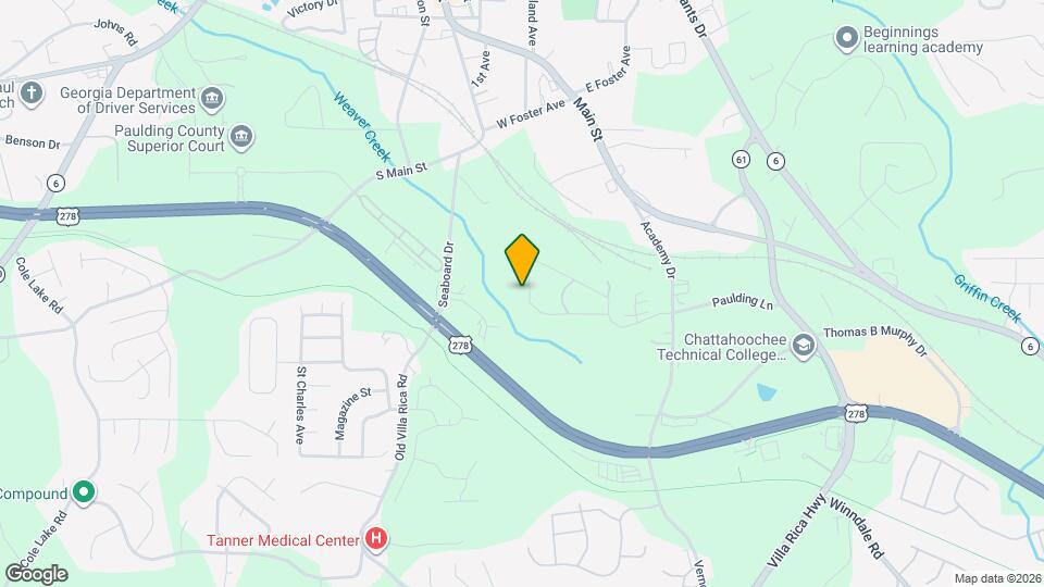 Paulding Lane Homes/South Street Map and Location Details