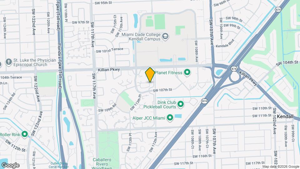 10641 SW 113th Pl Map and Location Details