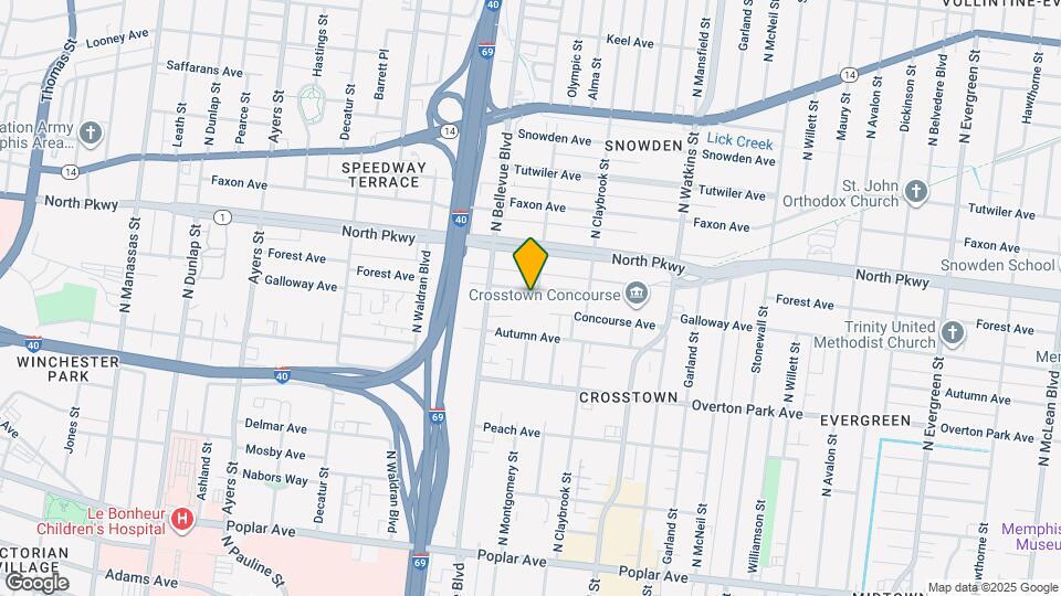 1231 Forest Ave Mapa y Detalles de la Ubicación