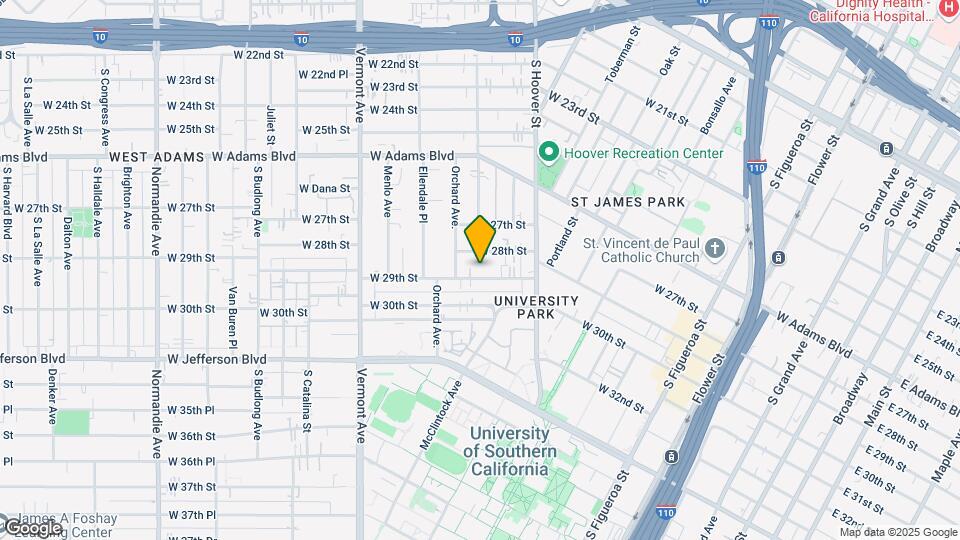 1189 W. 29th St. Mapa y Detalles de la Ubicación