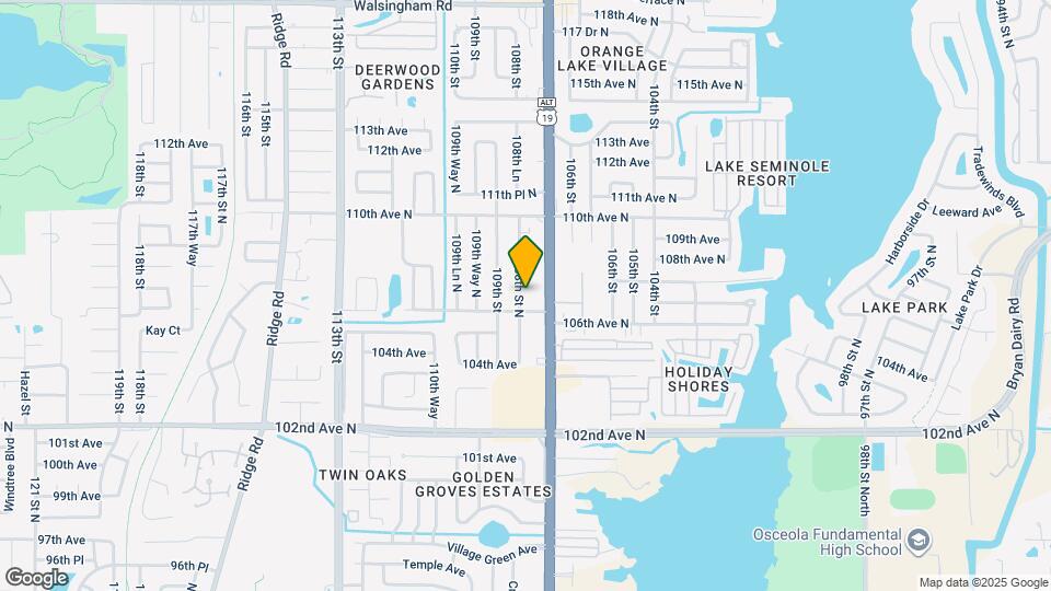 10659 108th St N Map and Location Details