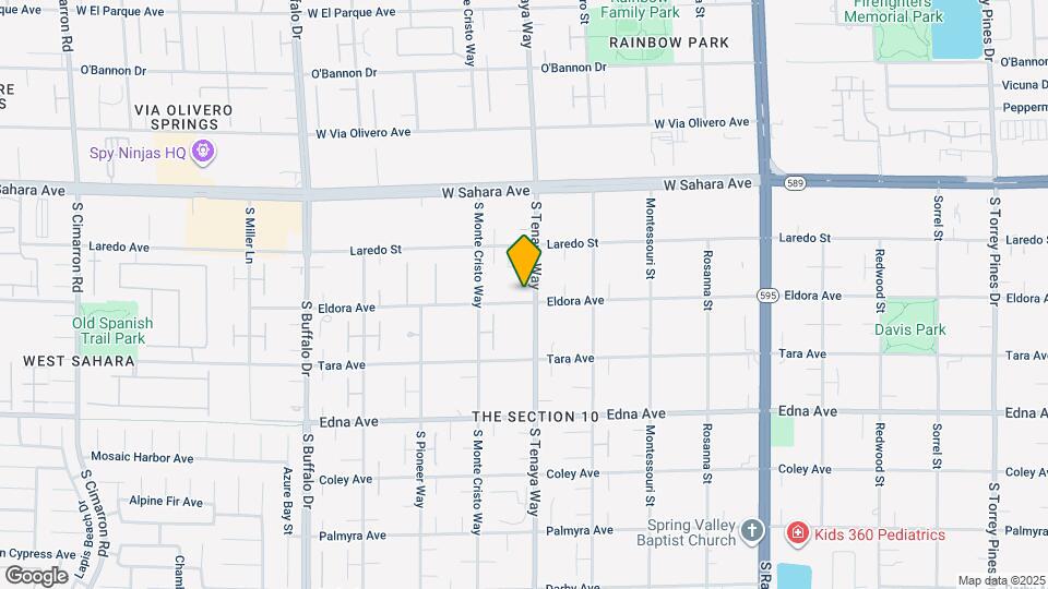 2685 S Tenaya Way Map and Location Details