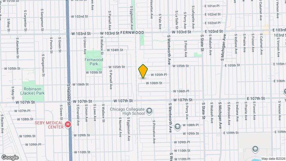 336 W 106th St Map and Location Details
