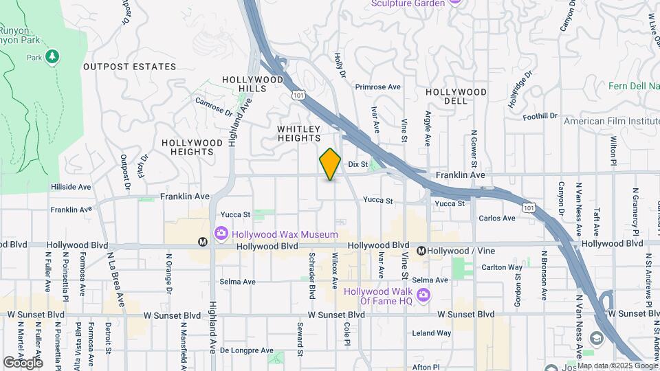 1827 Wilcox Beautifully renovated 2 bedroom Map and Location Details