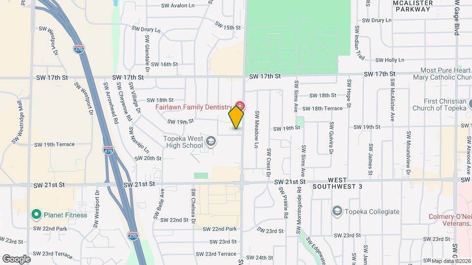 5210 SW 19th Terrace Map and Location Details