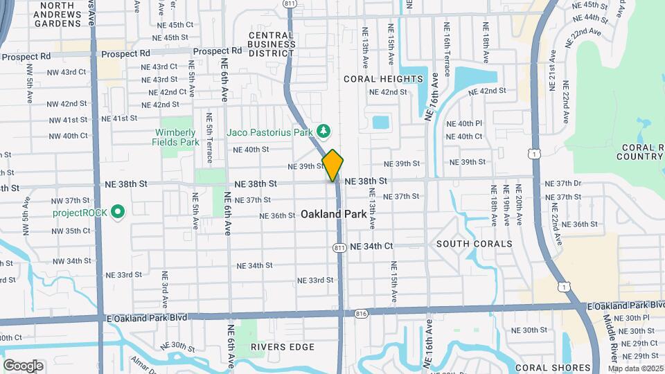 Oakland Park Square Map and Location Details