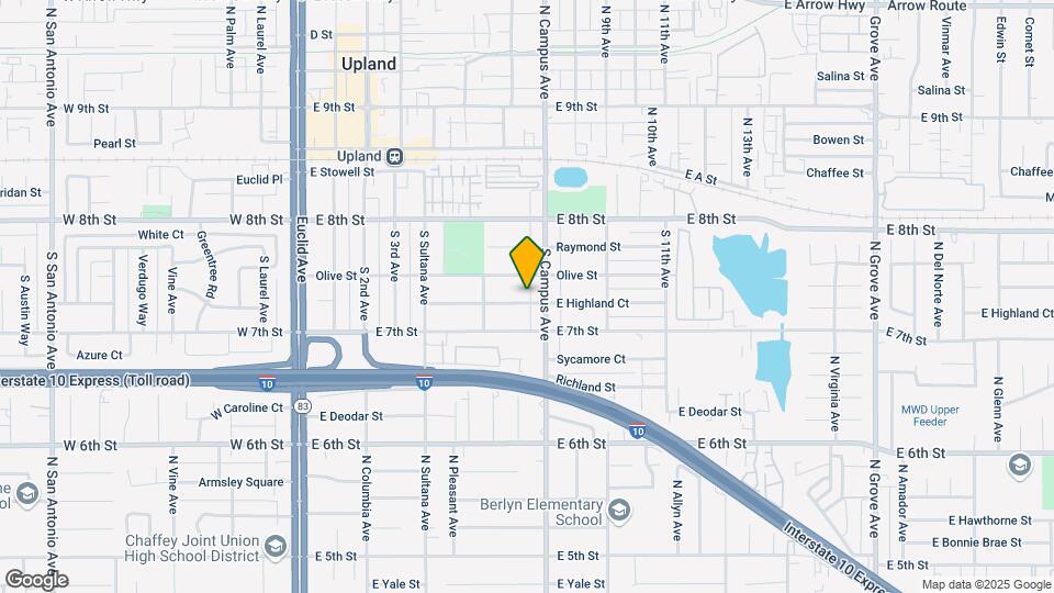 677 E Highland Ct Map and Location Details