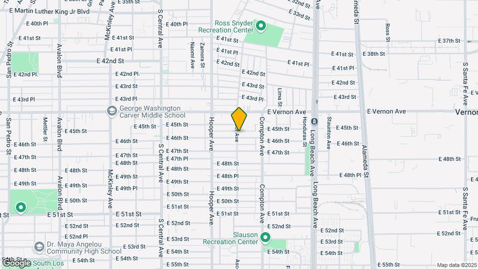 1401 E 46th St Map and Location Details