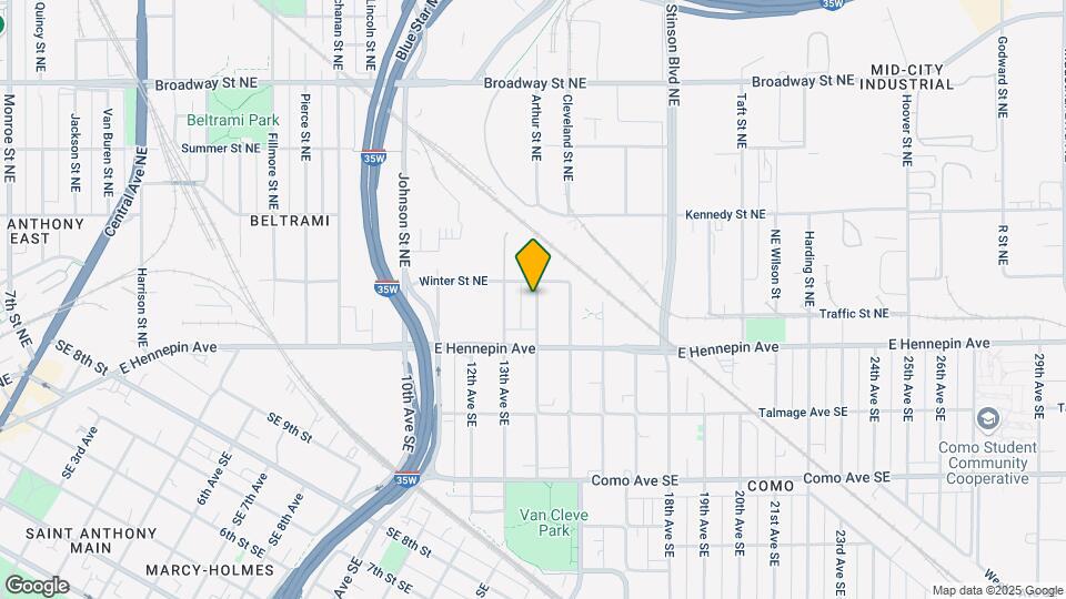 1165 14th Ave SE Mapa y Detalles de la Ubicación
