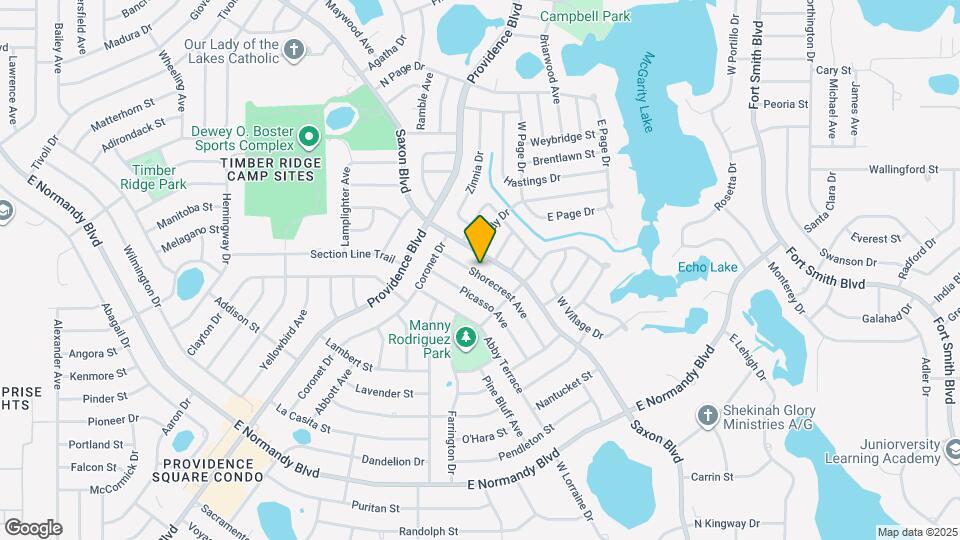 975 Shorecrest Ave Map and Location Details