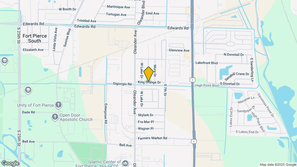 819 King Orange Dr Map and Location Details