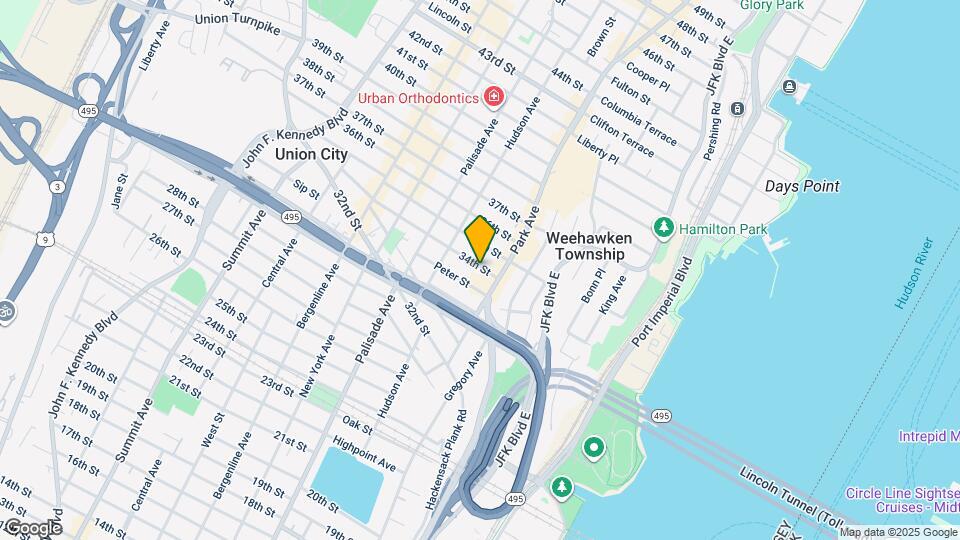 117 34th St Map and Location Details