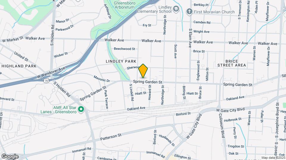 2512 Spring Garden St Map and Location Details