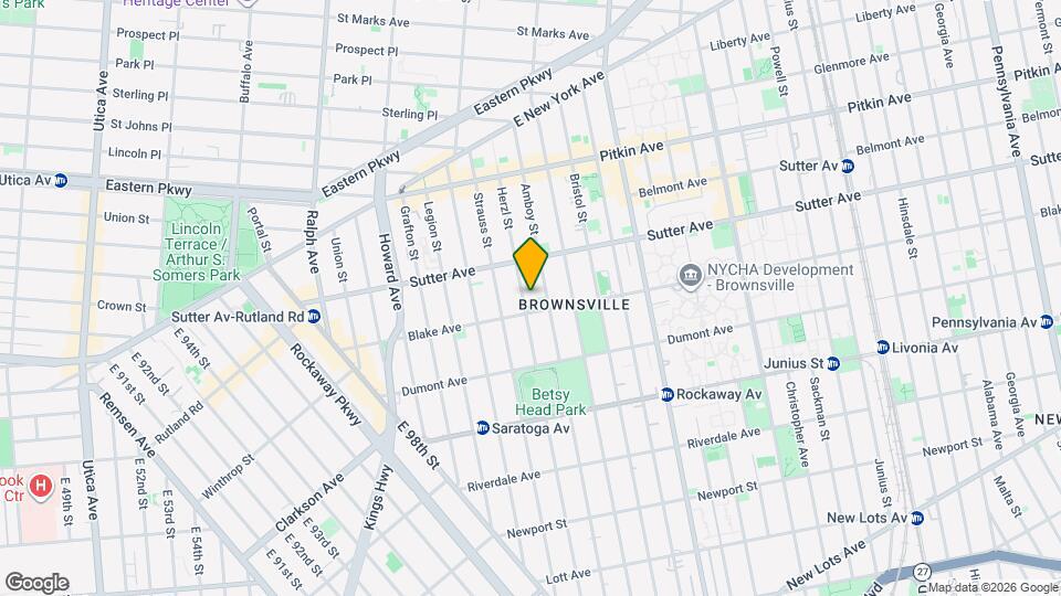 195 Herzl St Map and Location Details