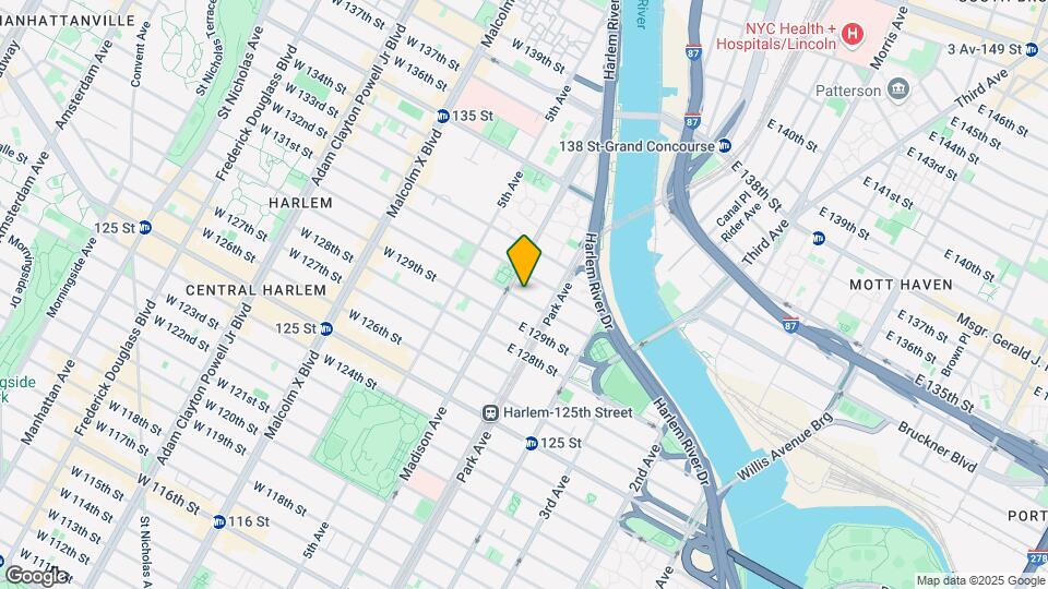 59 E 130th St Map and Location Details