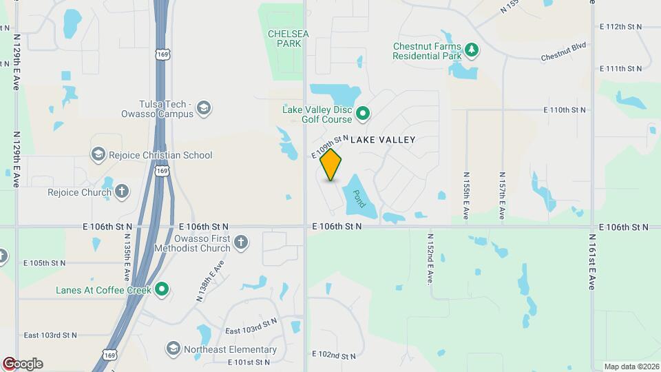 10716 N 147th E Ave Map and Location Details