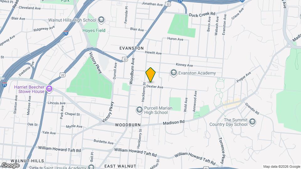 1718 Dexter Ave Map and Location Details