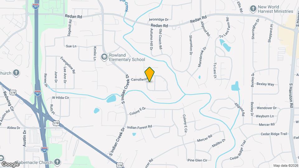 1290 Teakwood Trail Map and Location Details