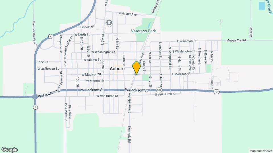 101 S Kennedy Ave Map and Location Details