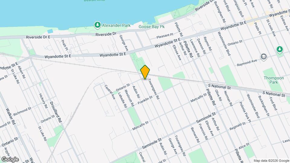 1216 George Ave Map and Location Details