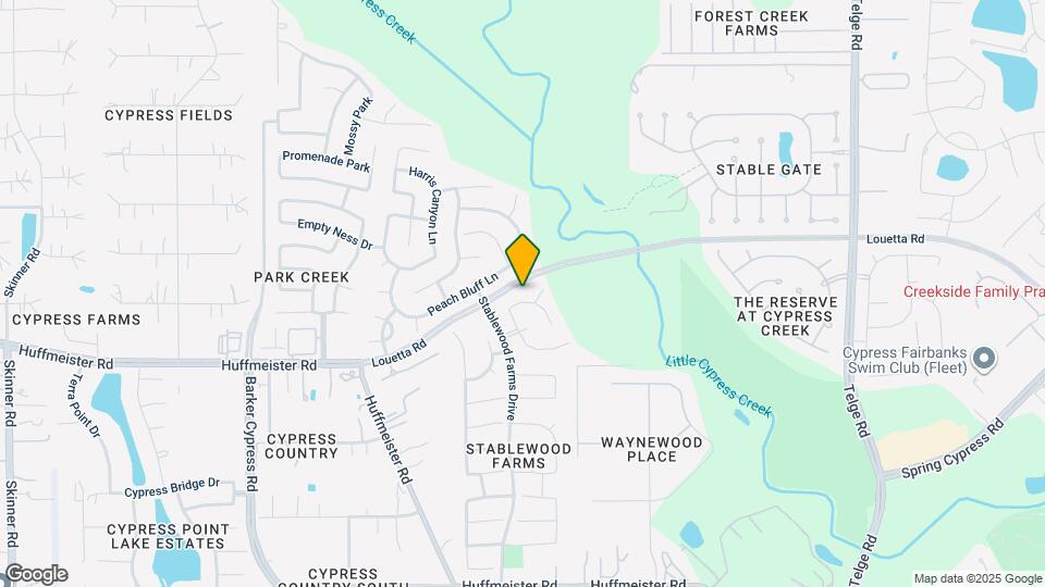 16006 Arapaho Bend Ln Map and Location Details