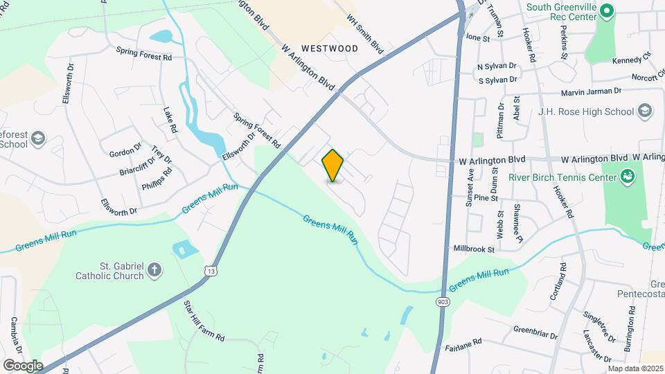 1260 Cross Creek Cir Map and Location Details