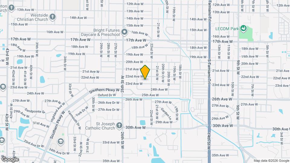 2214 23rd Ave W Map and Location Details
