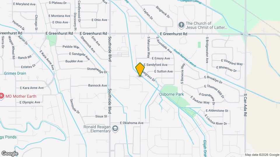 3462 E Mossy Oak Dr Map and Location Details