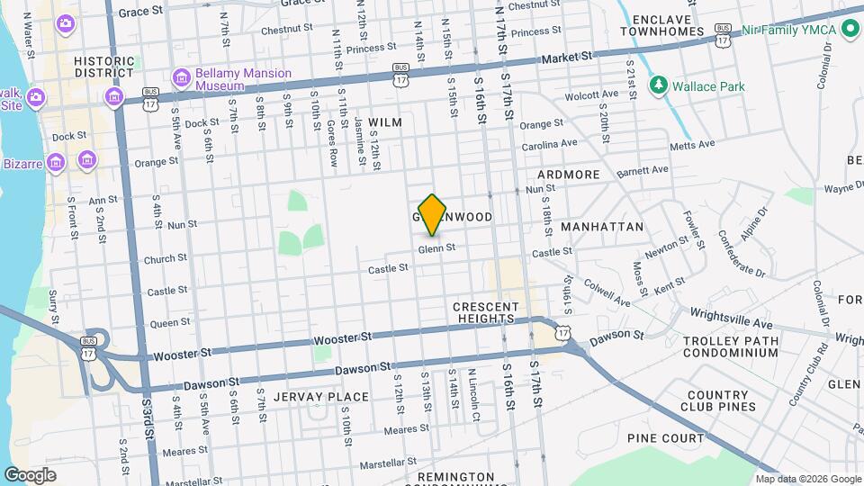 1315 Glenn St Map and Location Details