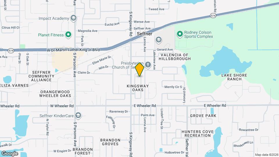 2210 Towering Oaks Cir Map and Location Details