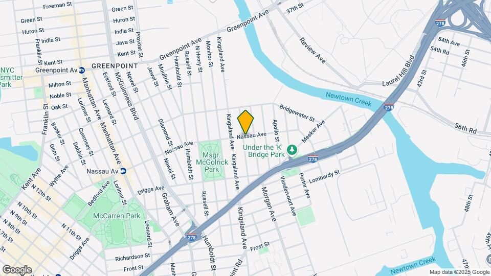 264 Nassau Ave Mapa y Detalles de la Ubicación