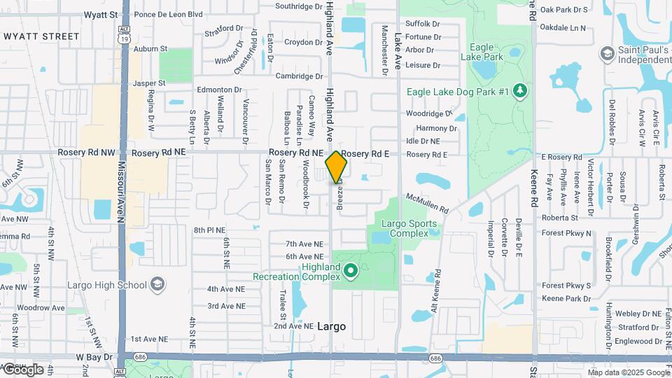 1119 Breeze Dr Map and Location Details