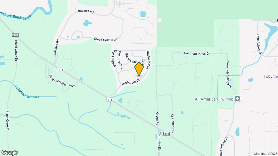 2711 Ravine Hill Dr Map and Location Details