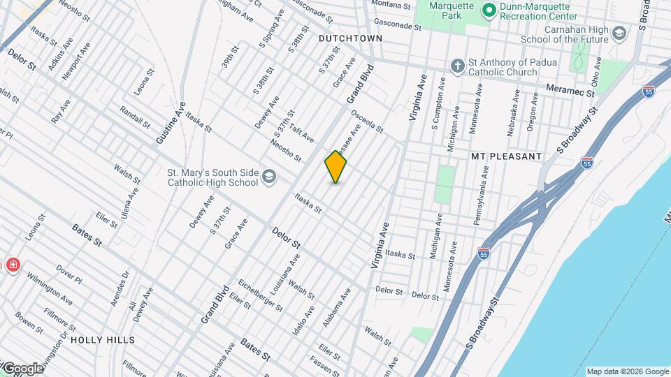 4643 Louisiana Ave Map and Location Details