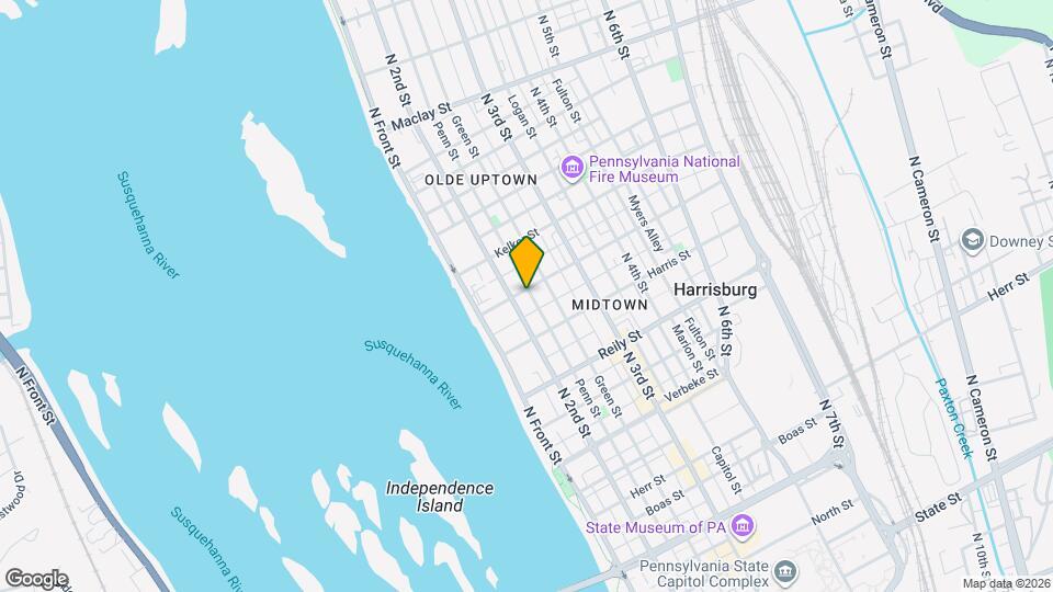 203 Hamilton St Map and Location Details