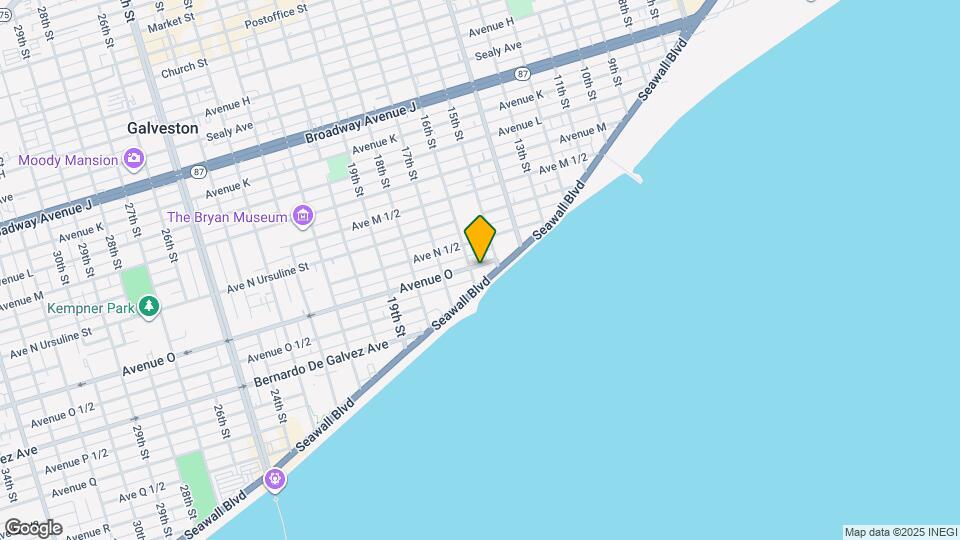 1523 Avenue O Map and Location Details