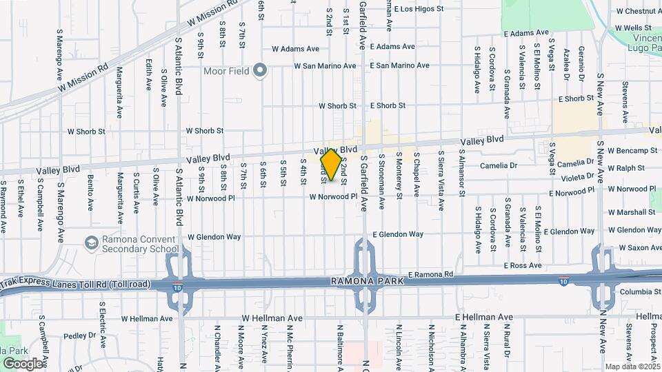 1512 S 3rd St Map and Location Details