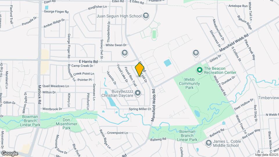 7307 Fossil Garden Dr Map and Location Details