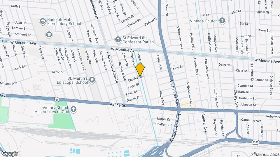 415 Zinnia Ave Mapa y Detalles de la Ubicación