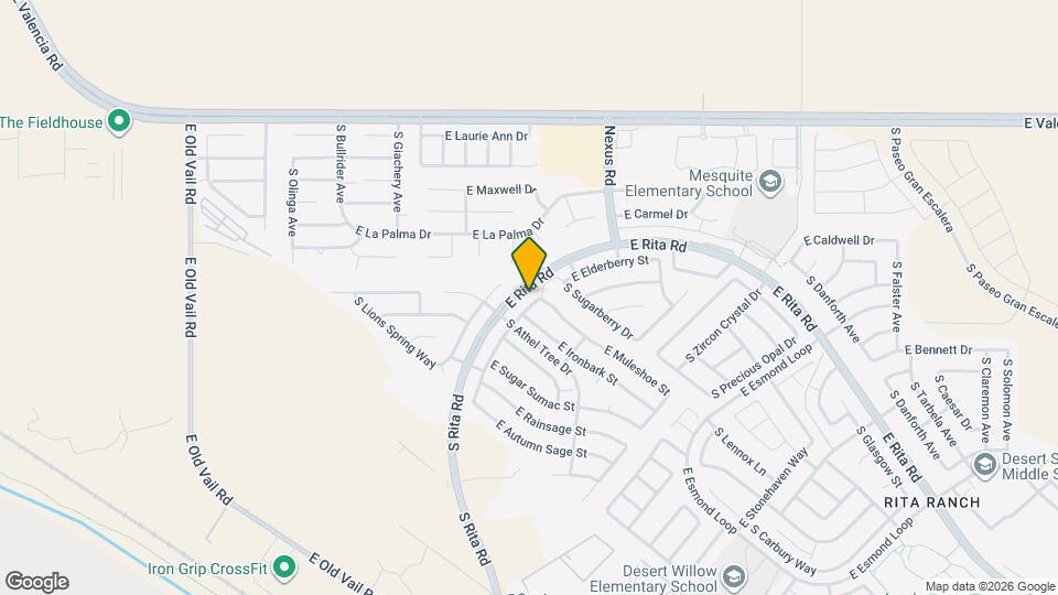 7620 S Trumpet Vine Ave Mapa y Detalles de la Ubicación
