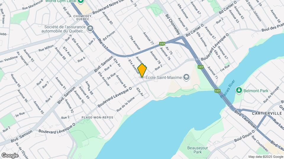 3827 Lévesque Boul O Map and Location Details